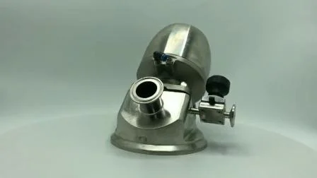 Válvula de diafragma de fondo de tanque con sensor
